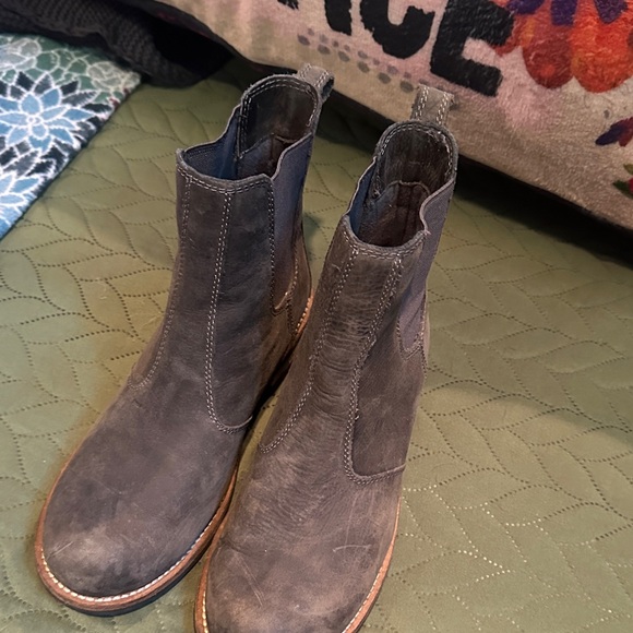 Kodiak Men's Charcoal Leather Boots - Picture 1 of 5